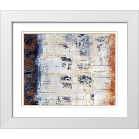 Found Love White Modern Wood Framed Art Print with Double Matting by Bagnato, Judi