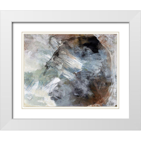 Abide In My Love White Modern Wood Framed Art Print with Double Matting by Bagnato, Judi