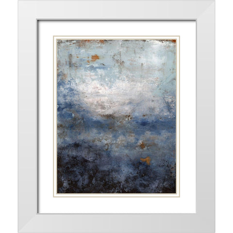 New Things White Modern Wood Framed Art Print with Double Matting by Bagnato, Judi