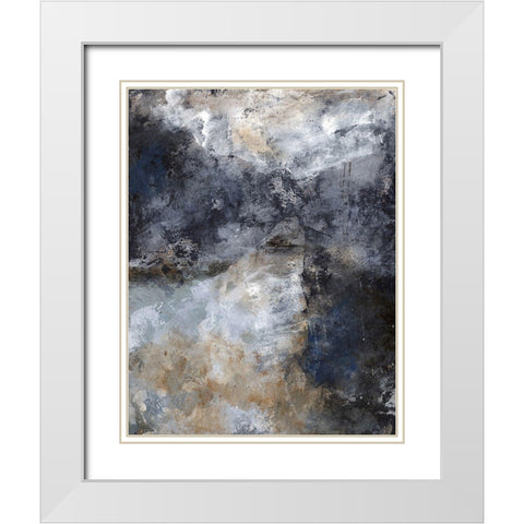 The Same Way White Modern Wood Framed Art Print with Double Matting by Bagnato, Judi