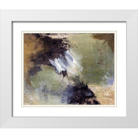 Faith White Modern Wood Framed Art Print with Double Matting by Bagnato, Judi
