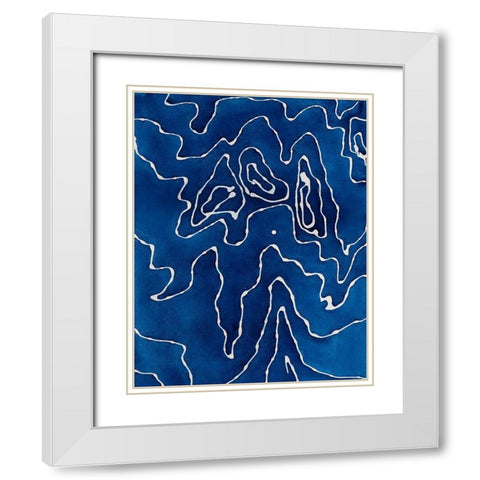 What Do You See White Modern Wood Framed Art Print with Double Matting by Van, Laura