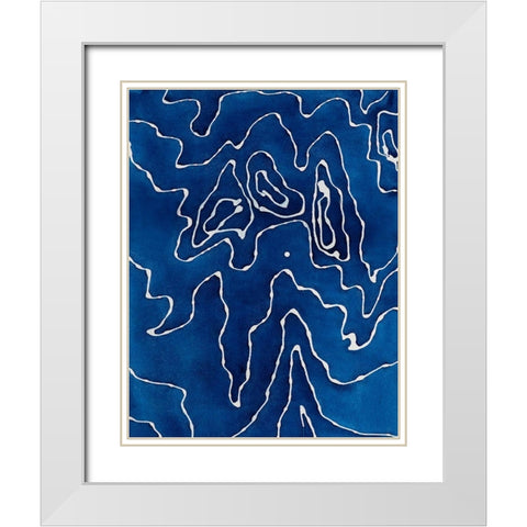 What Do You See White Modern Wood Framed Art Print with Double Matting by Van, Laura