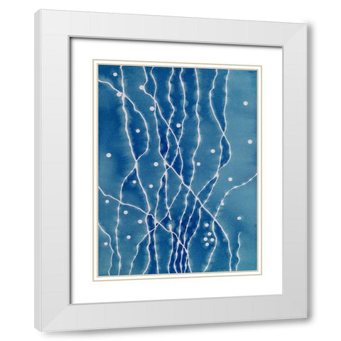 Seeing Thru White Modern Wood Framed Art Print with Double Matting by Van, Laura