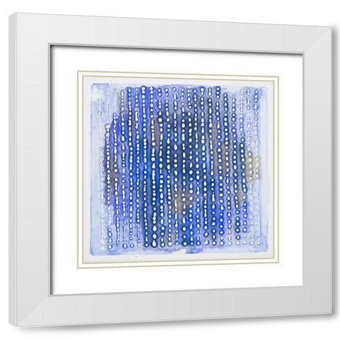 The Message White Modern Wood Framed Art Print with Double Matting by Van, Laura