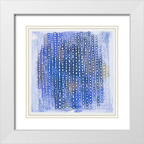 The Message White Modern Wood Framed Art Print with Double Matting by Van, Laura