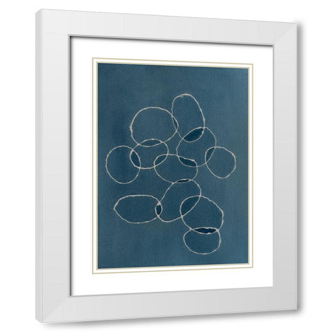 Intersection White Modern Wood Framed Art Print with Double Matting by Van, Laura