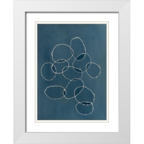 Intersection White Modern Wood Framed Art Print with Double Matting by Van, Laura