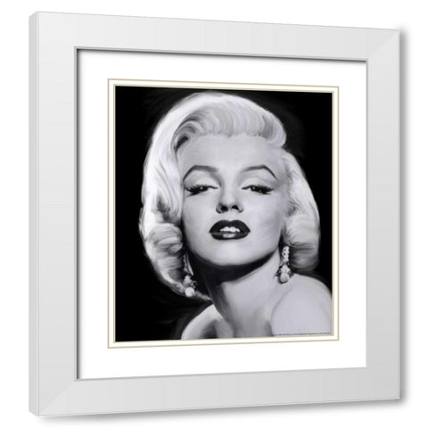 Come To Me White Modern Wood Framed Art Print with Double Matting by Michaels, Jerry