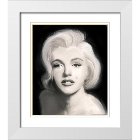 Beautiful In Black White Modern Wood Framed Art Print with Double Matting by Michaels, Jerry