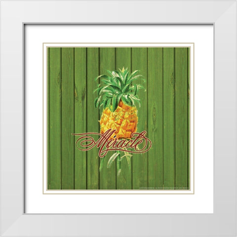 Miracle White Modern Wood Framed Art Print with Double Matting by Nobleworks, Inc.