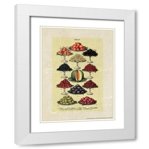 Beetons 1 White Modern Wood Framed Art Print with Double Matting by Nobleworks, Inc.