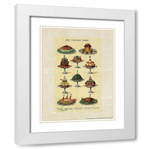 Beetons 2 White Modern Wood Framed Art Print with Double Matting by Nobleworks, Inc.