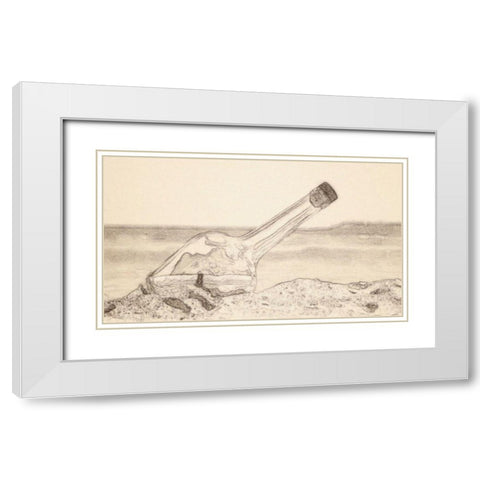 Looking For You White Modern Wood Framed Art Print with Double Matting by Segal, Alan