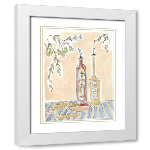 Oil And Balsamic White Modern Wood Framed Art Print with Double Matting by Paul, Alan