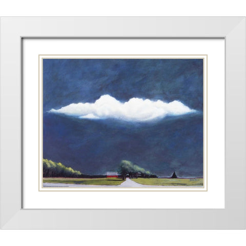 Going To Sag Harbor White Modern Wood Framed Art Print with Double Matting by Romm, Steven