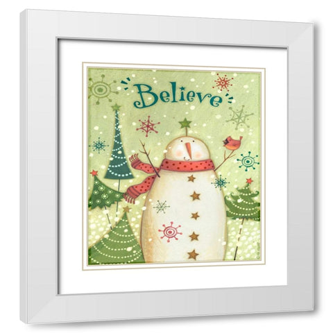Believe 2 Nb White Modern Wood Framed Art Print with Double Matting by Eisner, Viv