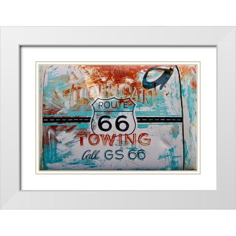 4 Bouys White Modern Wood Framed Art Print with Double Matting by Vizvary, Susan