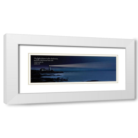 Nightwatch White Modern Wood Framed Art Print with Double Matting by Wiewandt, Thomas