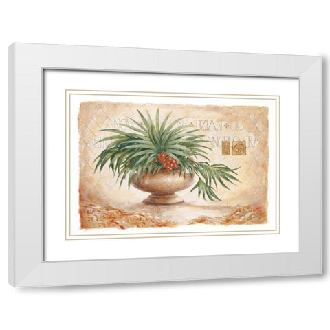 Tizian White Modern Wood Framed Art Print with Double Matting by Ancilotti, Claudia