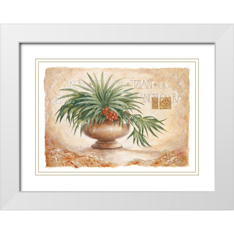 Tizian White Modern Wood Framed Art Print with Double Matting by Ancilotti, Claudia