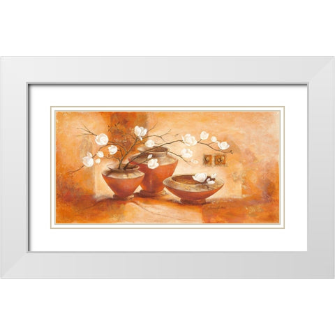 Giulietta White Modern Wood Framed Art Print with Double Matting by Ancilotti, Claudia