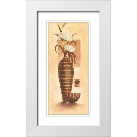 Viareggio White Modern Wood Framed Art Print with Double Matting by Ancilotti, Claudia