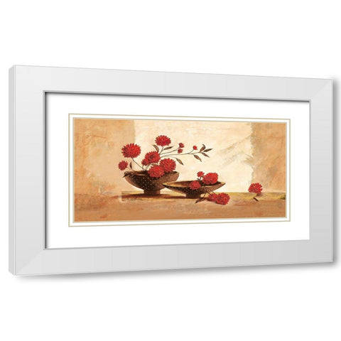 Barbados White Modern Wood Framed Art Print with Double Matting by Ancilotti, Claudia