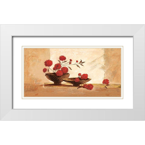 Barbados White Modern Wood Framed Art Print with Double Matting by Ancilotti, Claudia