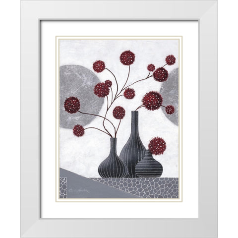 Spitit II White Modern Wood Framed Art Print with Double Matting by Ancilotti, Claudia