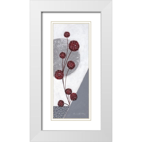 Spirit III White Modern Wood Framed Art Print with Double Matting by Ancilotti, Claudia