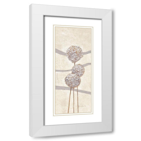 Pure Balance I White Modern Wood Framed Art Print with Double Matting by Ancilotti, Claudia