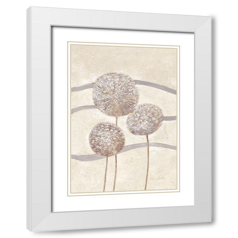 Pure Balance II White Modern Wood Framed Art Print with Double Matting by Ancilotti, Claudia