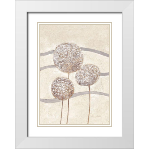 Pure Balance II White Modern Wood Framed Art Print with Double Matting by Ancilotti, Claudia
