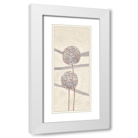 Pure Balance III White Modern Wood Framed Art Print with Double Matting by Ancilotti, Claudia