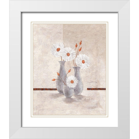Lucky Day White Modern Wood Framed Art Print with Double Matting by Ancilotti, Claudia