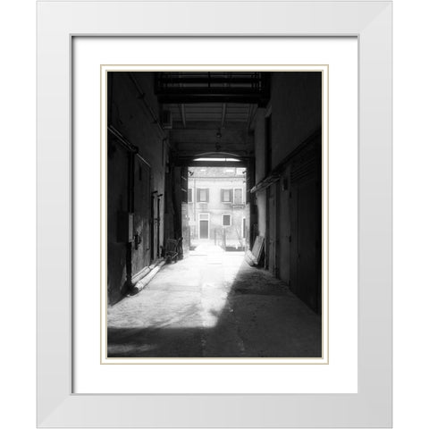 RUN-DOWN BUILDINGS I White Modern Wood Framed Art Print with Double Matting by Carlier, Dick