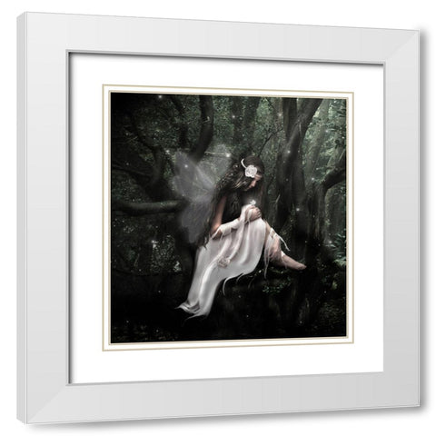 My Imortal Cathleen 2015 White Modern Wood Framed Art Print with Double Matting by Babette