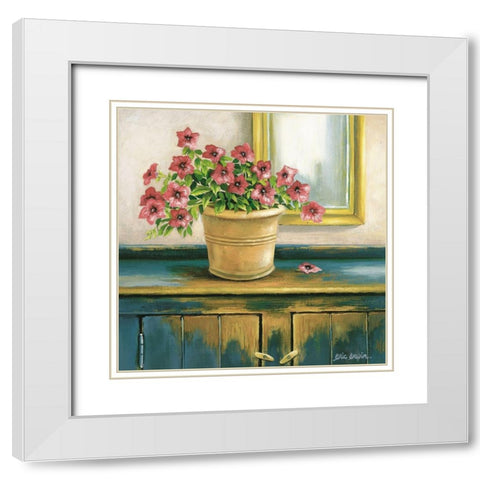 Summer Memory I White Modern Wood Framed Art Print with Double Matting by Erwin, Eric