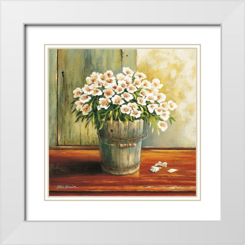 Summer Memory II White Modern Wood Framed Art Print with Double Matting by Erwin, Eric