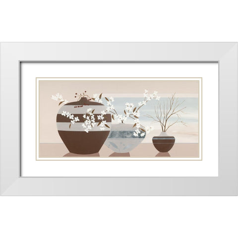VIew From A Window I White Modern Wood Framed Art Print with Double Matting by Sedalia, David