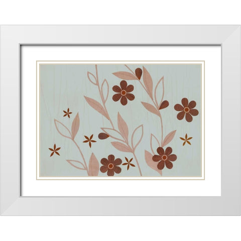 A Bronze Summers Day II White Modern Wood Framed Art Print with Double Matting by Design Show