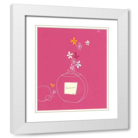 Perfume Bottle III White Modern Wood Framed Art Print with Double Matting by Gore, Ally-Reader, Robert