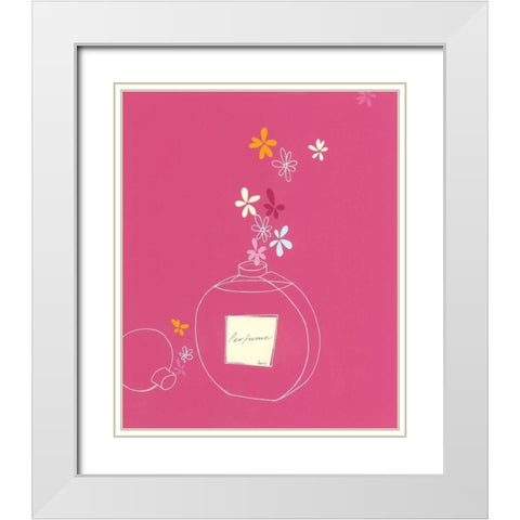 Perfume Bottle III White Modern Wood Framed Art Print with Double Matting by Gore, Ally-Reader, Robert