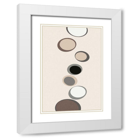Imagination IV White Modern Wood Framed Art Print with Double Matting by Design Show