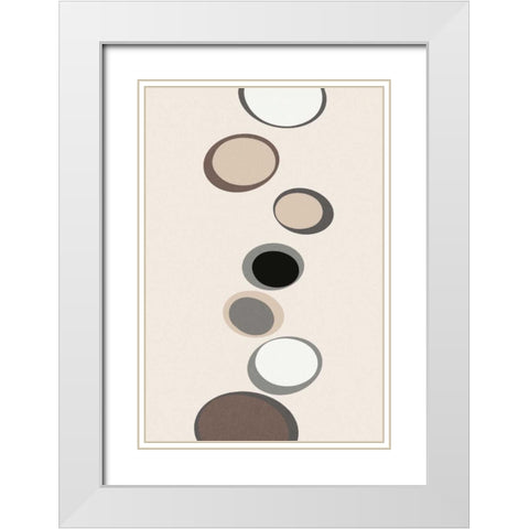 Imagination IV White Modern Wood Framed Art Print with Double Matting by Design Show