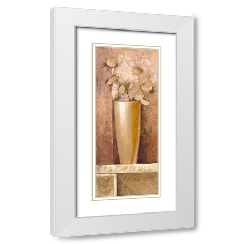 Gardeners Corner I White Modern Wood Framed Art Print with Double Matting by Babichev