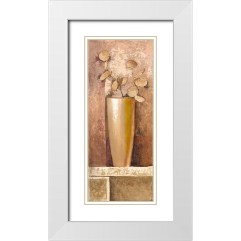Gardeners Corner I White Modern Wood Framed Art Print with Double Matting by Babichev