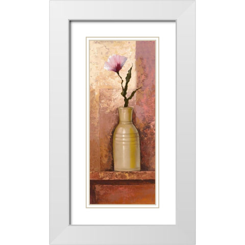 Cottage Kitchen III White Modern Wood Framed Art Print with Double Matting by Babichev