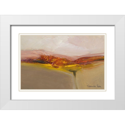 HEAVEN AND EARTH I White Modern Wood Framed Art Print with Double Matting by Lee, Spencer